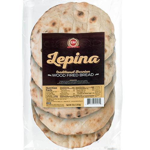 EM Bosanska Lepina Woodfired Bread [Somun] 4/5x210g [Frozen]