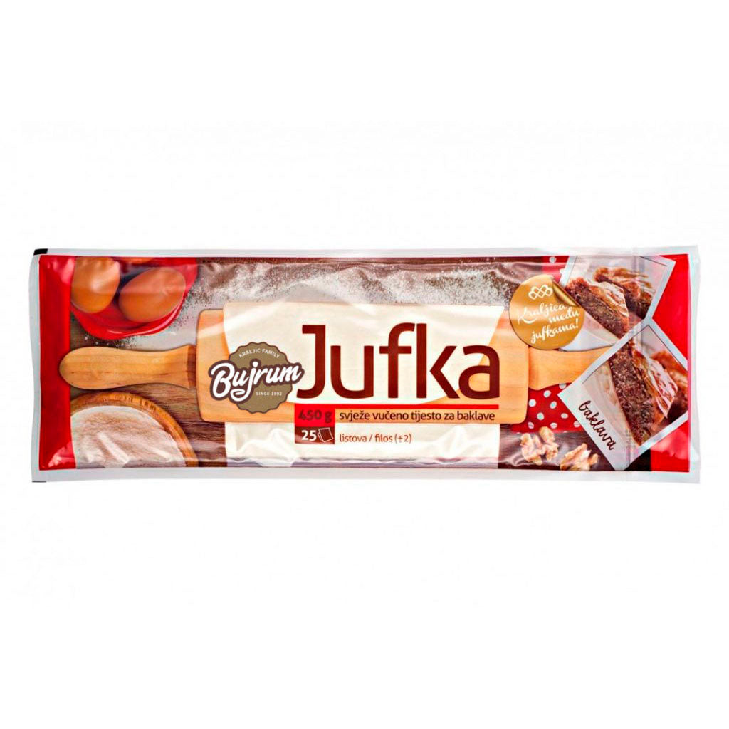 BUJRUM Jufka for Baklava 18/450g [Frozen]