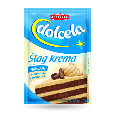 DOLCELA Slag Cream Vanilla 20/45g