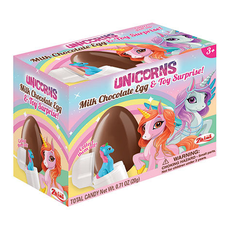 ZAINI Chocolate Egg & Toy Unicorns 4/12x20g