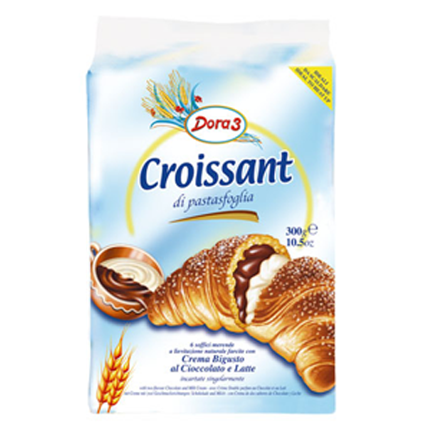 DORA Croissant Bigusto Chocolate-Vanilla 8/300g