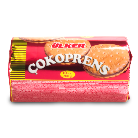 ULKER Cokoprens Chocolate Sandwich Biscuits 12/280G