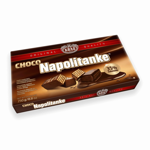 KRAS Napolitanke Chocolate Covered 12/250g
