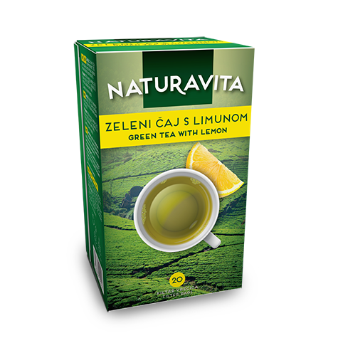 NATURAVITA Tea Green with Lemon 12/40g