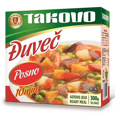 TAKOVO Posno Duvec Prepared Vegetable Stew 16/300g