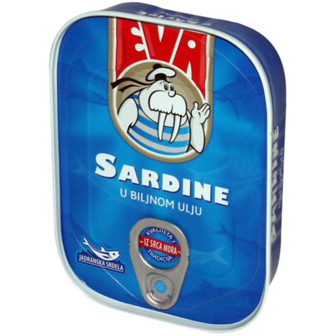 EVA Sardines in Vegetable Oil 30/115g [22030]