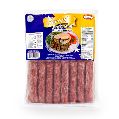 BROTHER AND SISTER Cevapi 26/2lbs [Frozen]