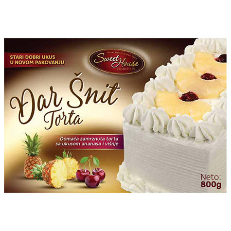SWEET HOUSE Dar Snit Cake 6/800g [Frozen]