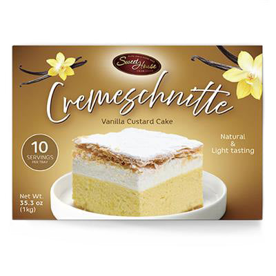SWEET HOUSE Kremsnita Vanilla Custard Cake 6/1kg [Frozen]