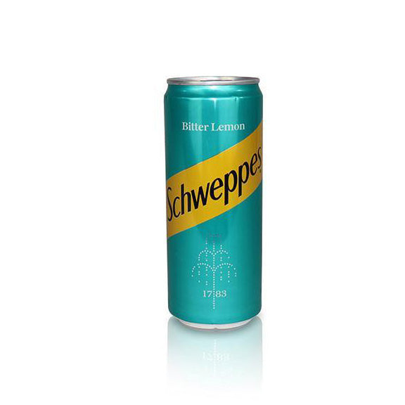 SCHWEPPES Bitter Lemon CAN 24/330ml (price includes CA CRV)