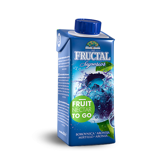 FRUCTAL Superior FRUIT TO GO Blueberry  24/0.20L