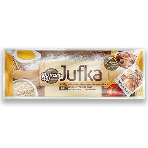 BUJRUM Jufka Integralna Whole Grain Phyllo 18/450g [Frozen]