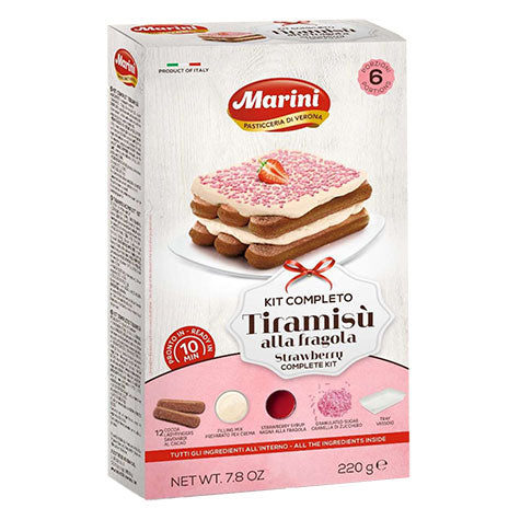 MARINI Tiramisu Complete Kit Strawberry 10/220g