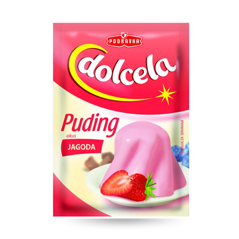 DOLCELA Pudding Strawberry 18/40g