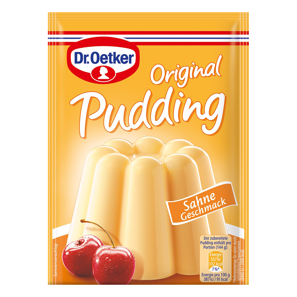 DR. Oetker Pudding Mix Sahne Cream 8 x (4x37g)