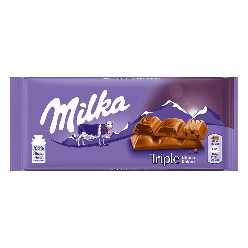 MILKA Triple Chocolate 20/90g