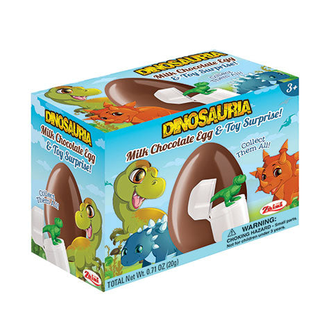 ZAINI Chocolate Egg & Toy Dinosaurs 4/12x20g