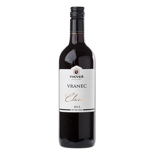 TIKVES Classic Vranec Dry Red Wine 6/750ml
