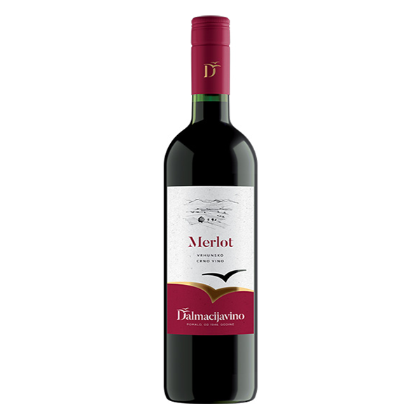 DALMACIJA VINO Merlot Premium Dry Red Wine V-KQ 6/750ml