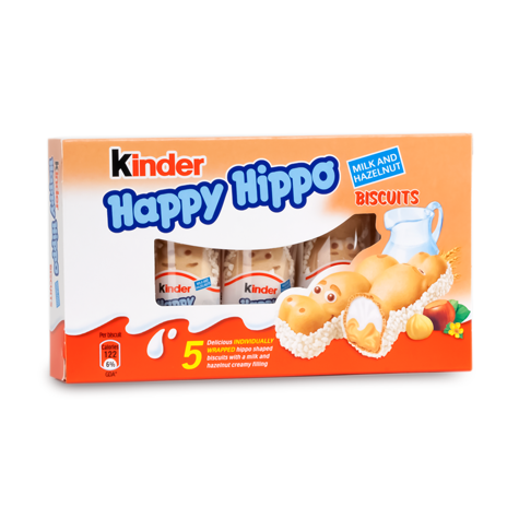 KINDER Happy Hippo Milk & Hazelnut 10/5x22g
