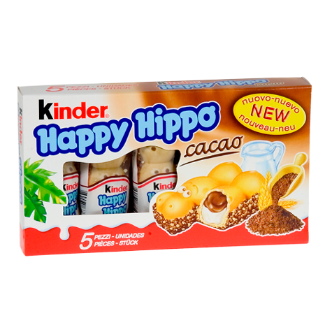 KINDER Happy Hippo Cocoa 10/5x22g – EuropaMarketCA