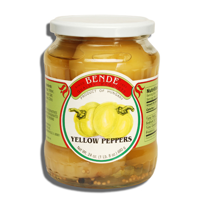 BENDE Peppers Yellow 12/24oz