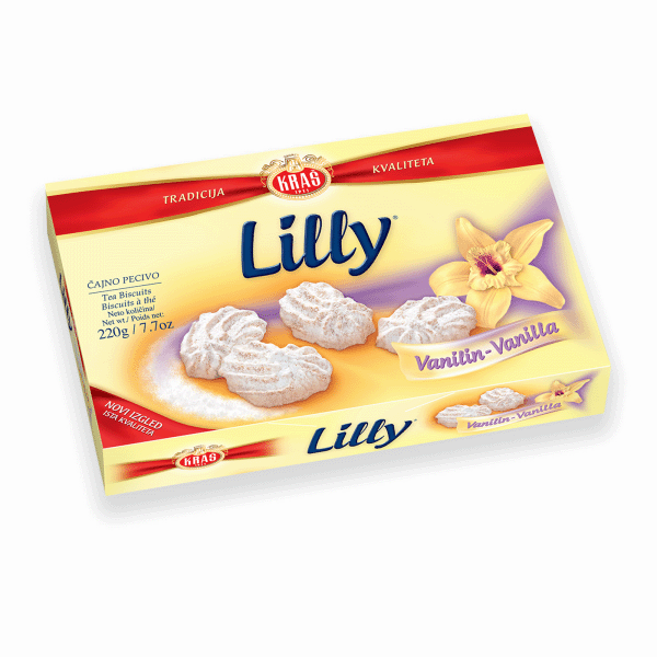 KRAS Lilly Vanilla Biscuit 16/220g