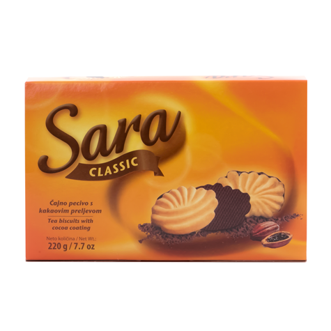 KRAS Sara Classic Choc Cover Biscuit 16/220g