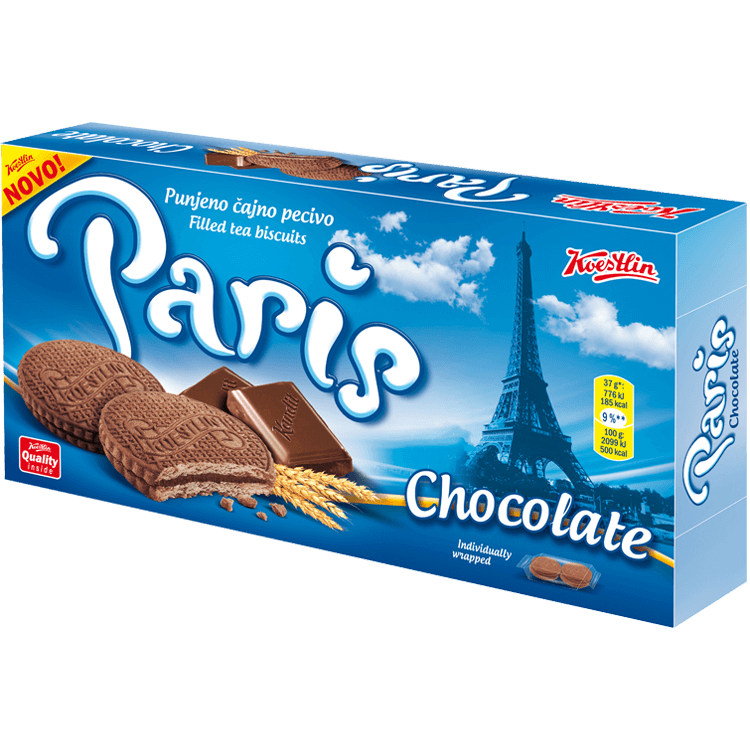 KOESTLIN Paris Filled Biscuit Chocolate 12/300g