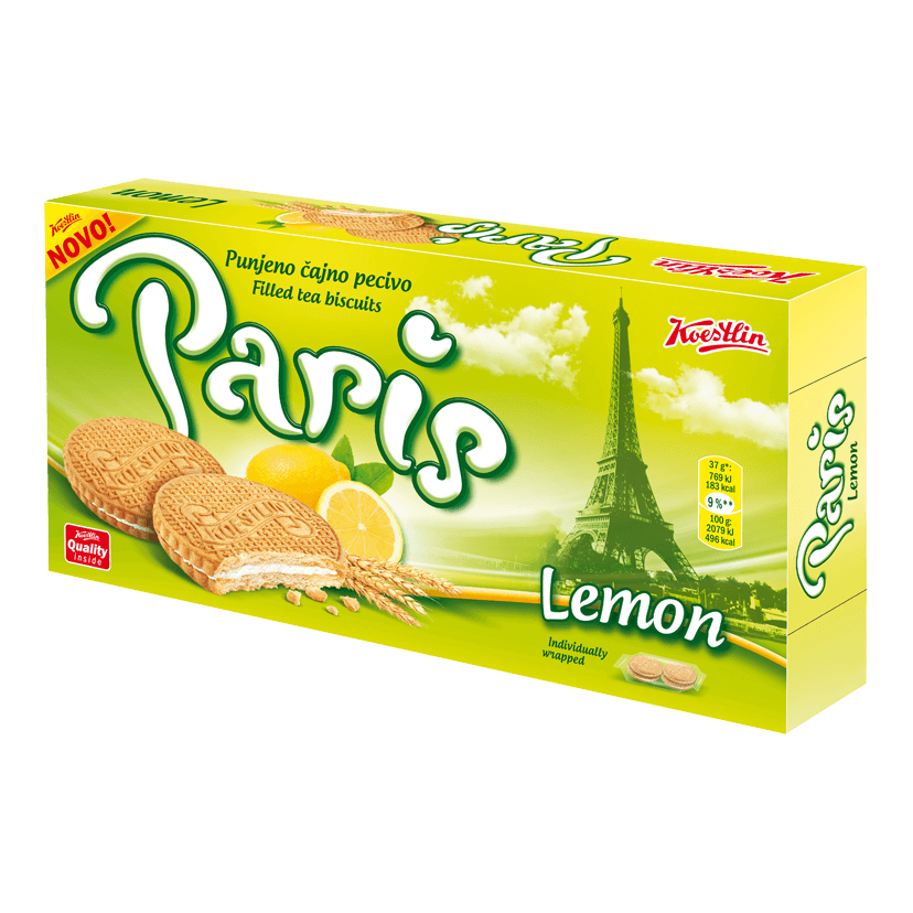 KOESTLIN Paris Filled Biscuit Lemon 12/300g