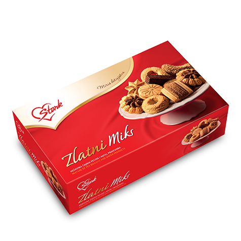 STARK Zlatni Mix Assorted Biscuit Wafer 12/310g