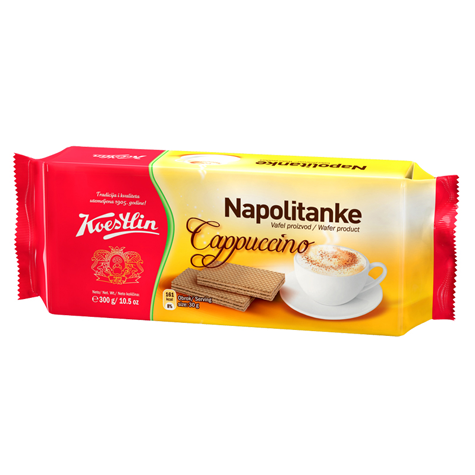 KOESTLIN Napolitanke Wafers Cappuccino 12/300g [05050]