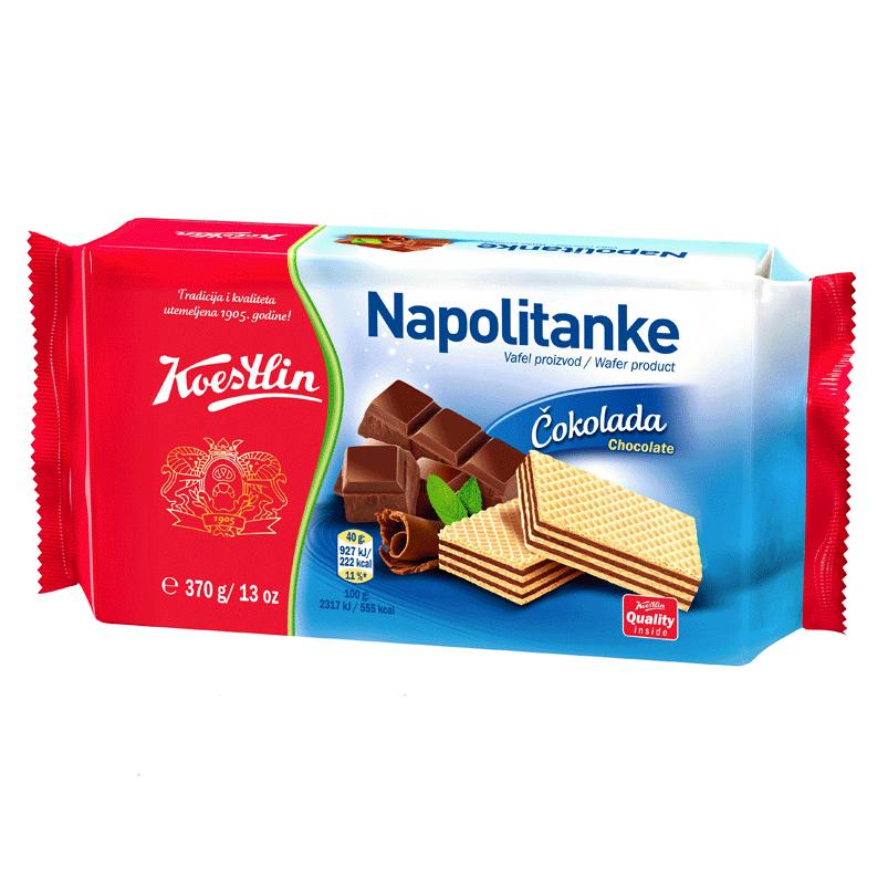 KOESTLIN Napolitanke Wafers Chocolate 15/370g [05060]