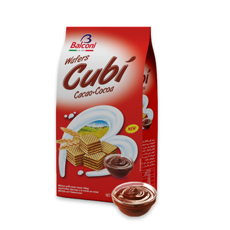 BALCONI Cubi Cacao [Cocoa] 10/250g