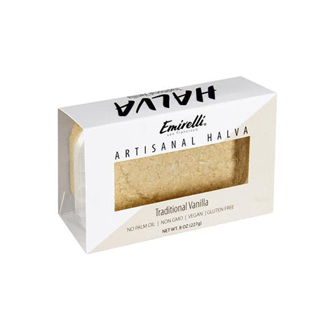 EMIRELLI Artisanal Halva Traditional Vanilla 12/8oz