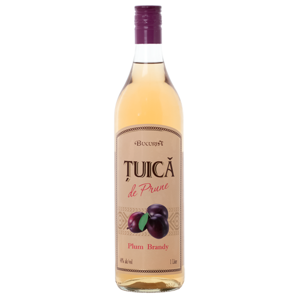 BUCURIA Tuica de Prune [Plum Brandy] 12/1L