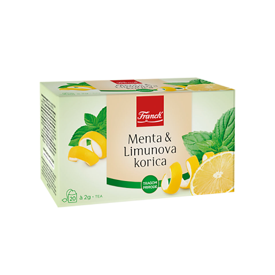 FRANCK Tea Mint & Lemon peel 10/40g