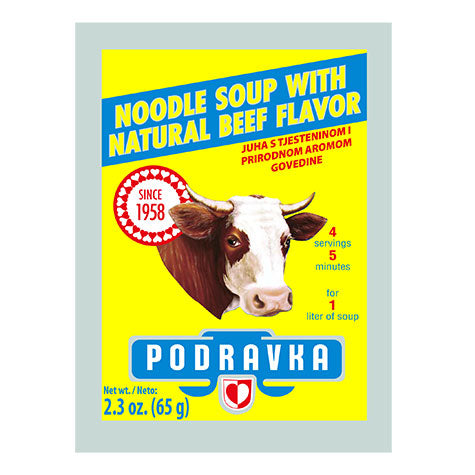 PODRAVKA Soup Beef Noodle 35/62g