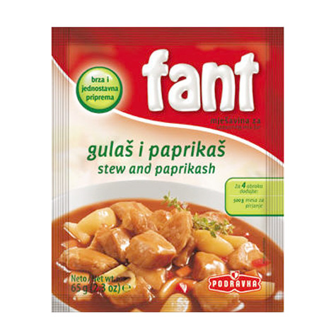 FANT Seasoning Mix for Stew and Paprikash 22/65g