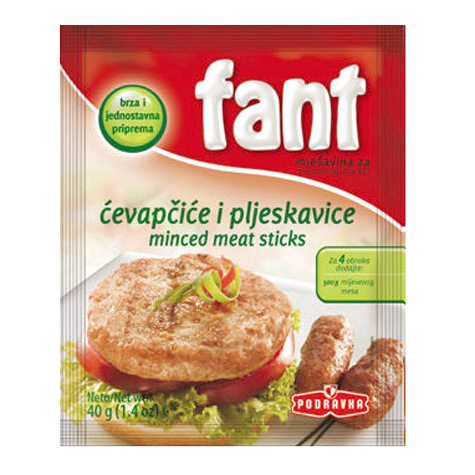 FANT Seasoning Mix for Minced Meat Sticks [cevapcici and pljeskavice] 24/40g