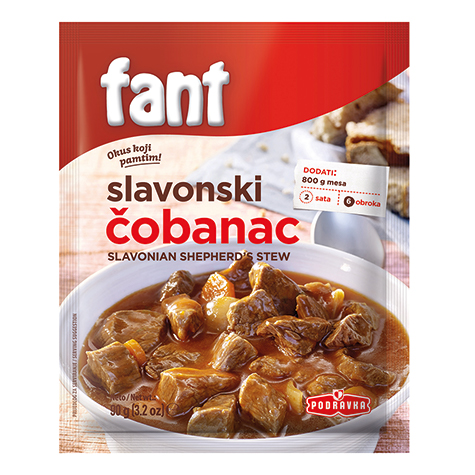 FANT Seasoning Mix for Slavonian Shepherd's Stew [Slavonski Cobanac] 14/90g