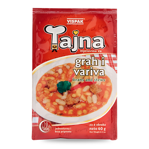 VISPAK Tajna Grah Bean Soup & Stew 25/60g