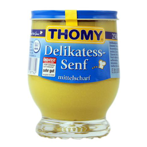 THOMY Delikates Senf Mustard 12/250g glass