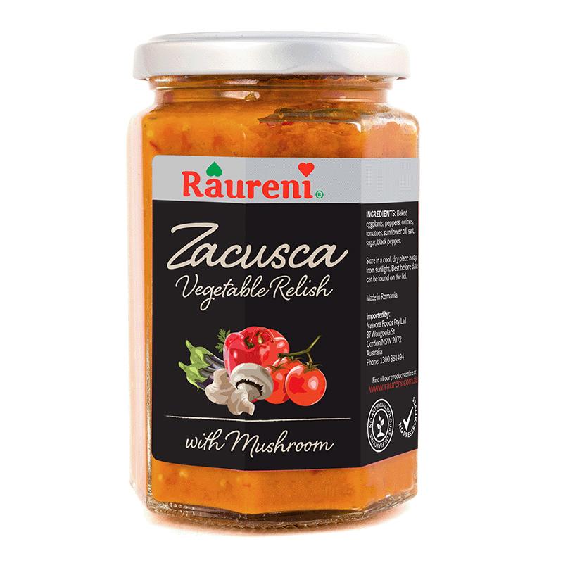 RAURENI Zacusca w/Mushrooms 12/300g