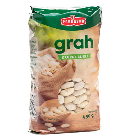 PODRAVKA Grah Krupni Bijeli (Large White Beans) 14/450g