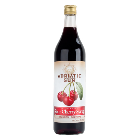 ADRIATIC SUN Syrup Sour Cherry 12/1L