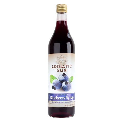 ADRIATIC SUN Syrup Blueberry 12/1L