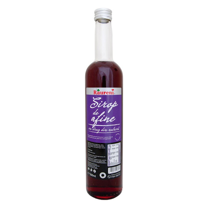 RAURENI Sirop de Afine [Blueberry Syrup]  8/500ml