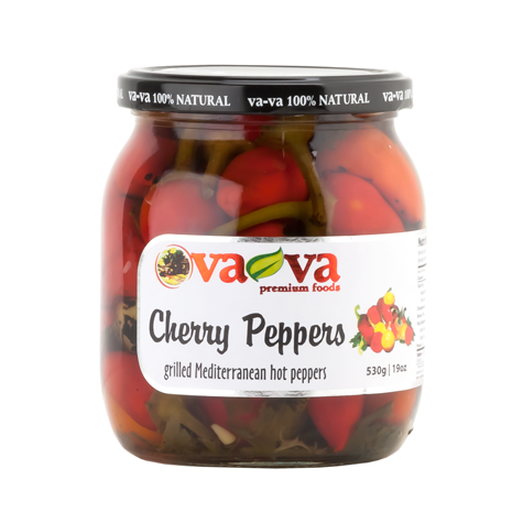 va-va Grilled Cherry Peppers Hot 6/530g