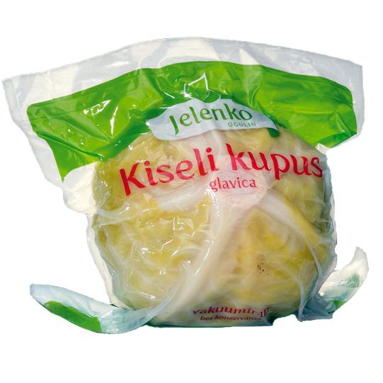 JELENKO Kiseli Kupus [Pickled Cabbage Heads] (approx 21 lb/cs)